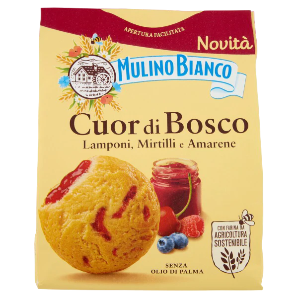 Cuor di Bosco Mixed Berry Biscuit 300g - Mulino Bianco