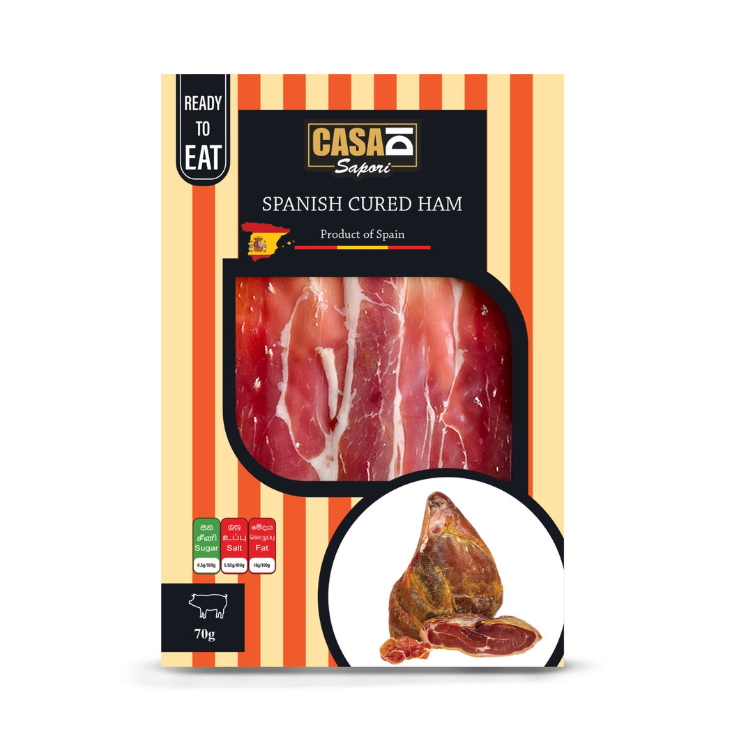 Spanish Cured Ham 70g - Casa di Sapori
