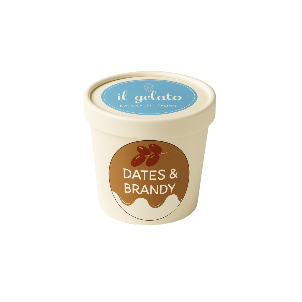 Dates & Brandy Gelato 100g - Il Gelato