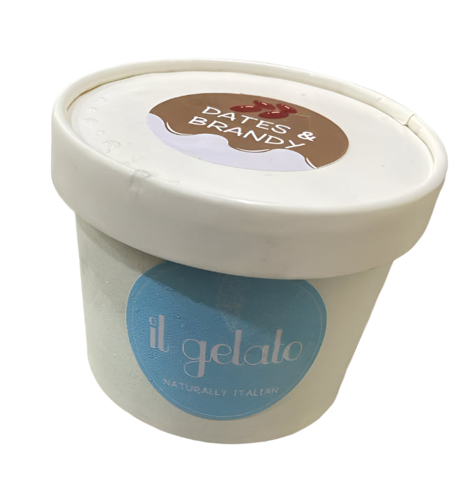 Dates & Brandy Gelato 100g - Il Gelato