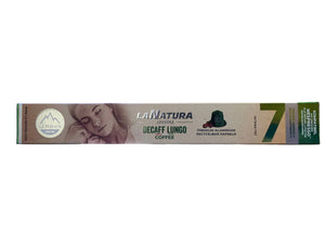 Decaff Lungo coffee capsules - La Natura