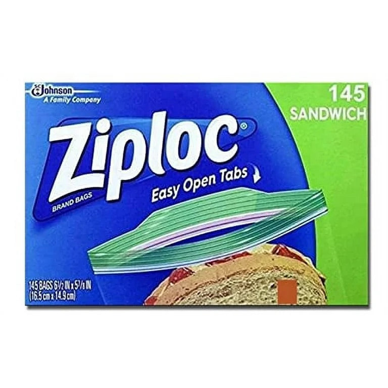 Ziplock Bags 145pcs 16.5cm x 14.9cm- Ziploc