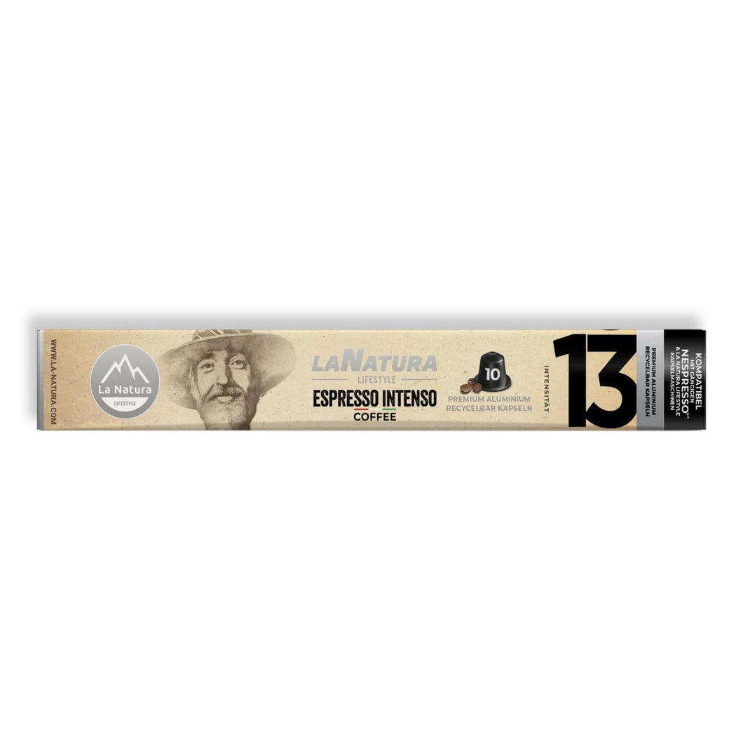 Espresso Intenso coffee capsules - La Natura
