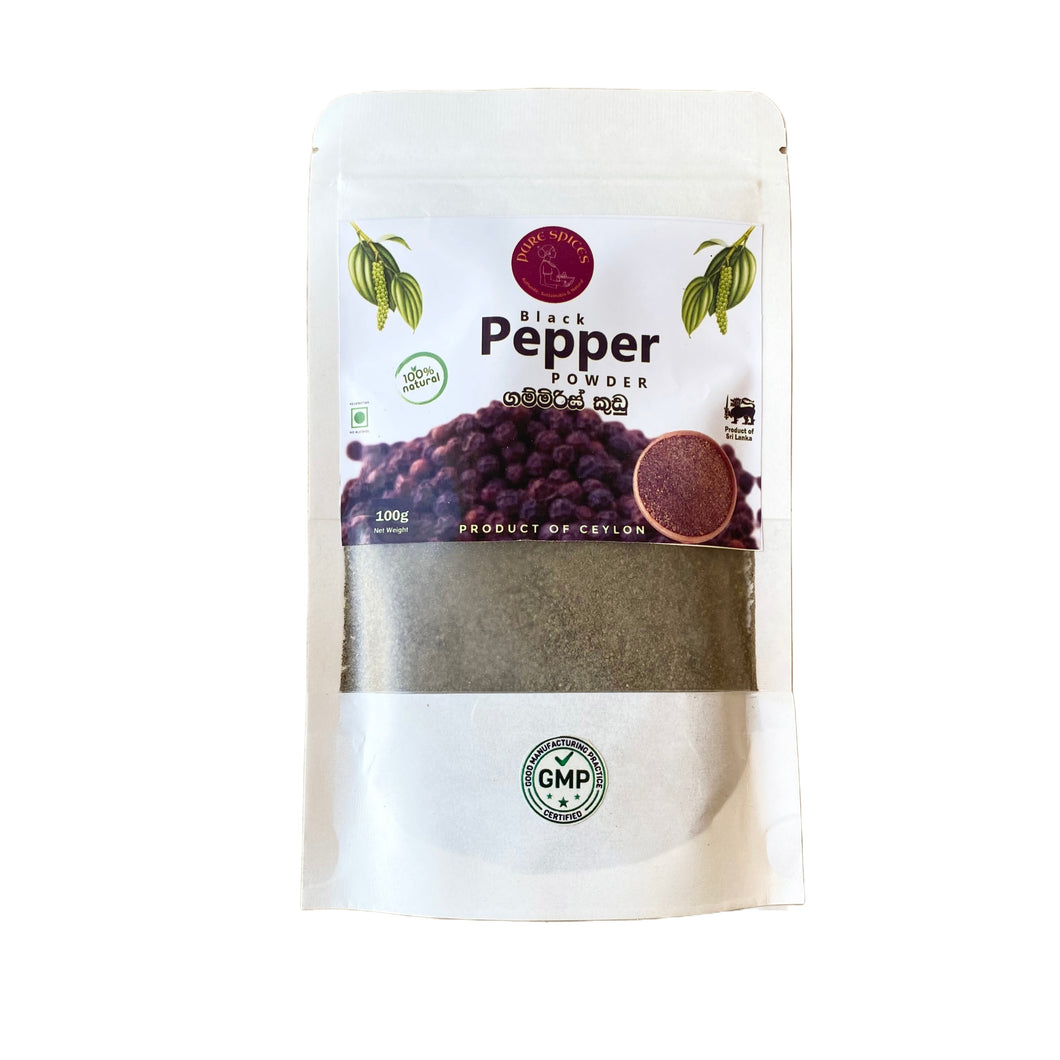 Pepper Powder 100g (GMP Certified)- Pure Spices