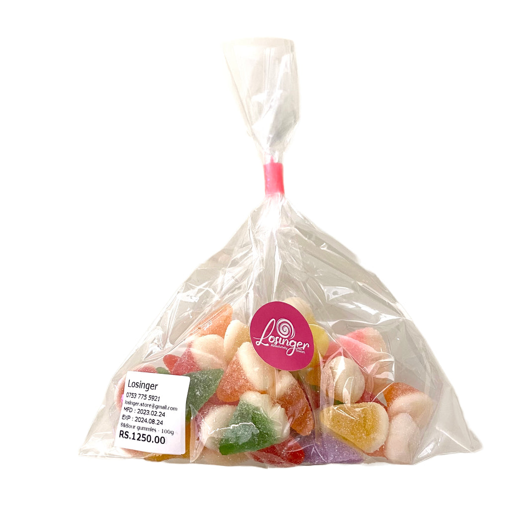 Sweet and Sour Gummies 100g- Losinger