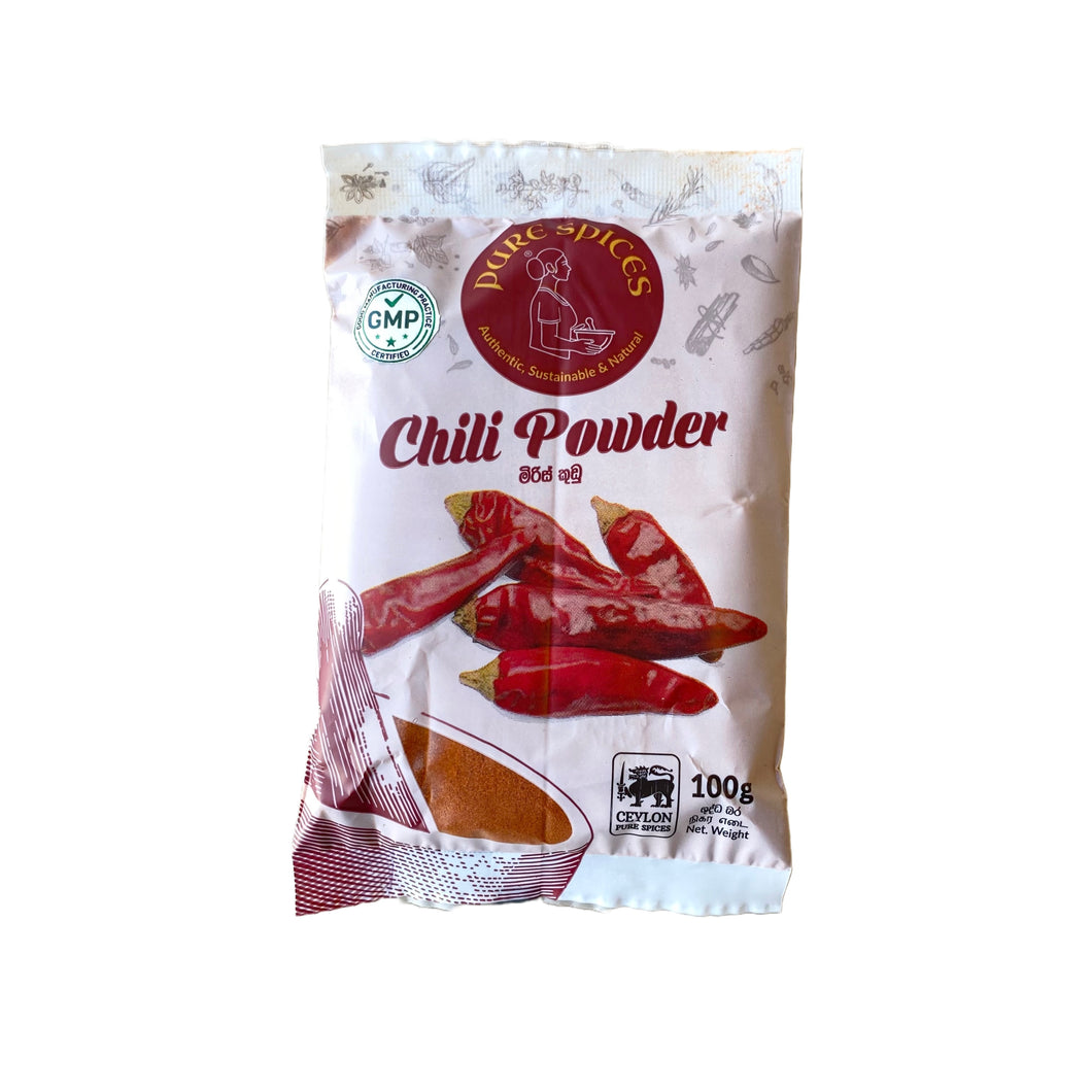 Chili Powder 100g (GMP Certified)- Pure Spices