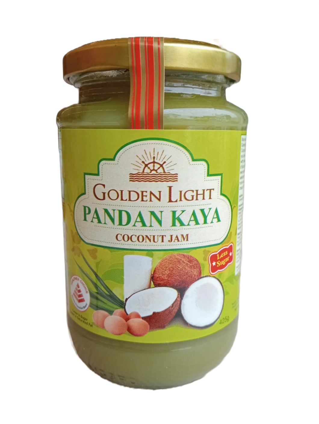 Pandan Kaya Coconut Jam 425g- Golden Light