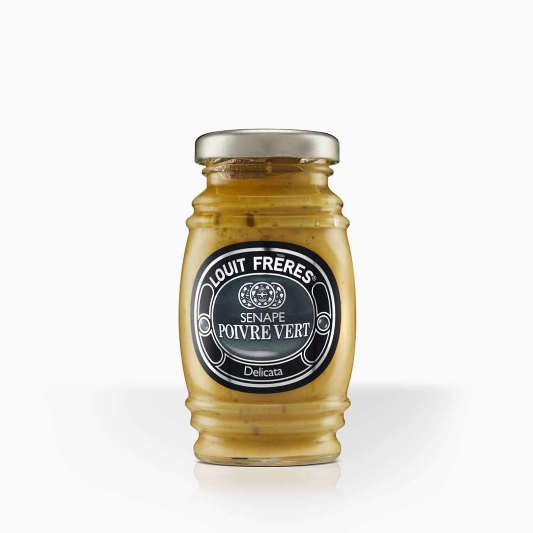 Green Pepper Mustard 130g - Louit Freres