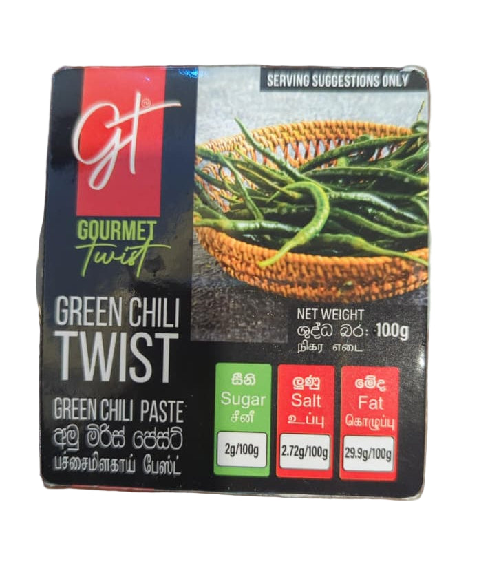 Green Chilli Twist - 100g