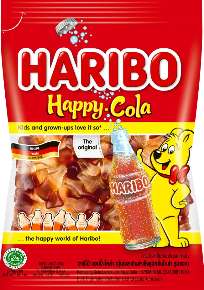 Happy Cola Gummies 80g - Haribo