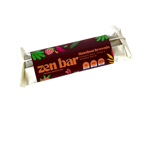Hazelnut Brownie Protein 55g - Zen Bar