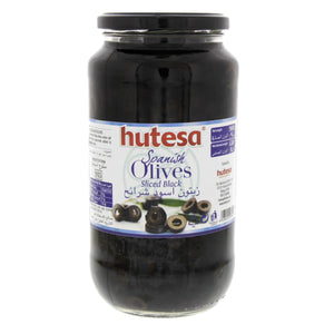 Spanish Black Olives Sliced 260g- Hutesa