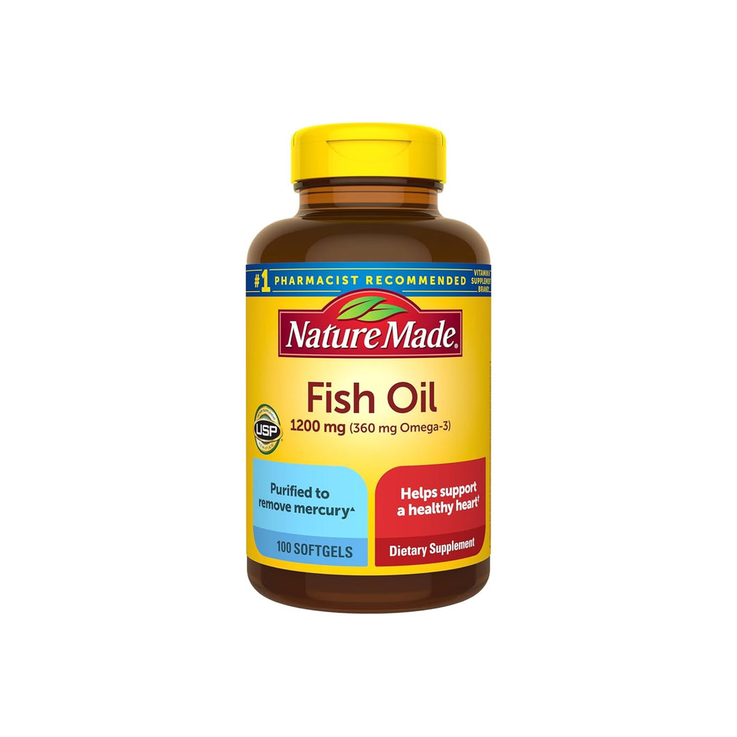 Fish Oil 1200mg Softgels 300pcs- Nature Made