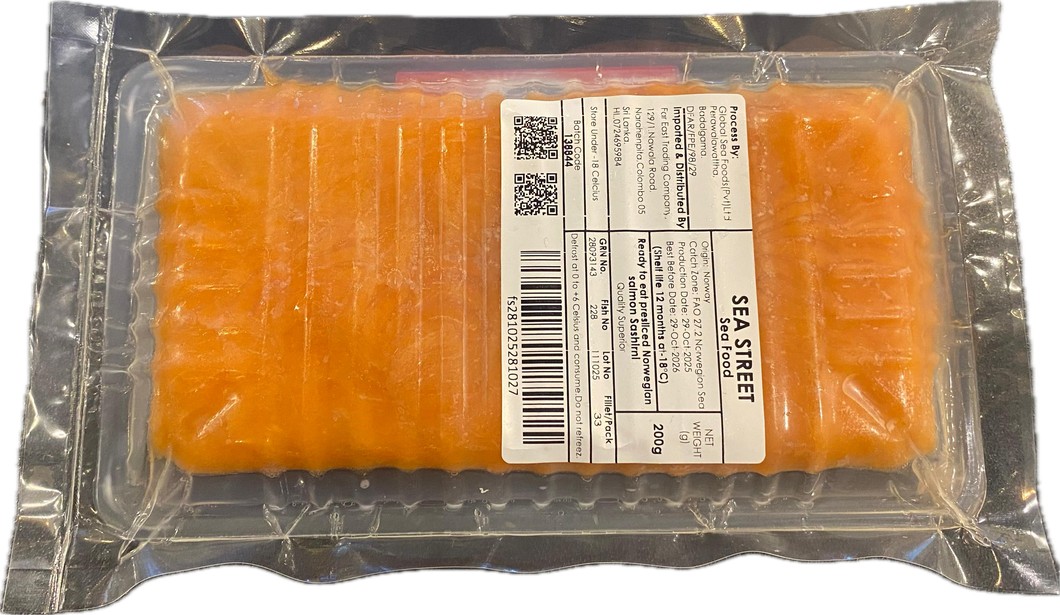 Presliced Norwergian Salmon Sashimi Ready to Eat - 200g