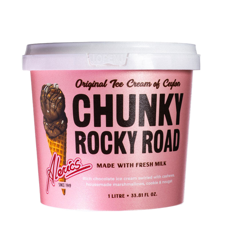 Rocky Road Ice Cream 1L- Alerics