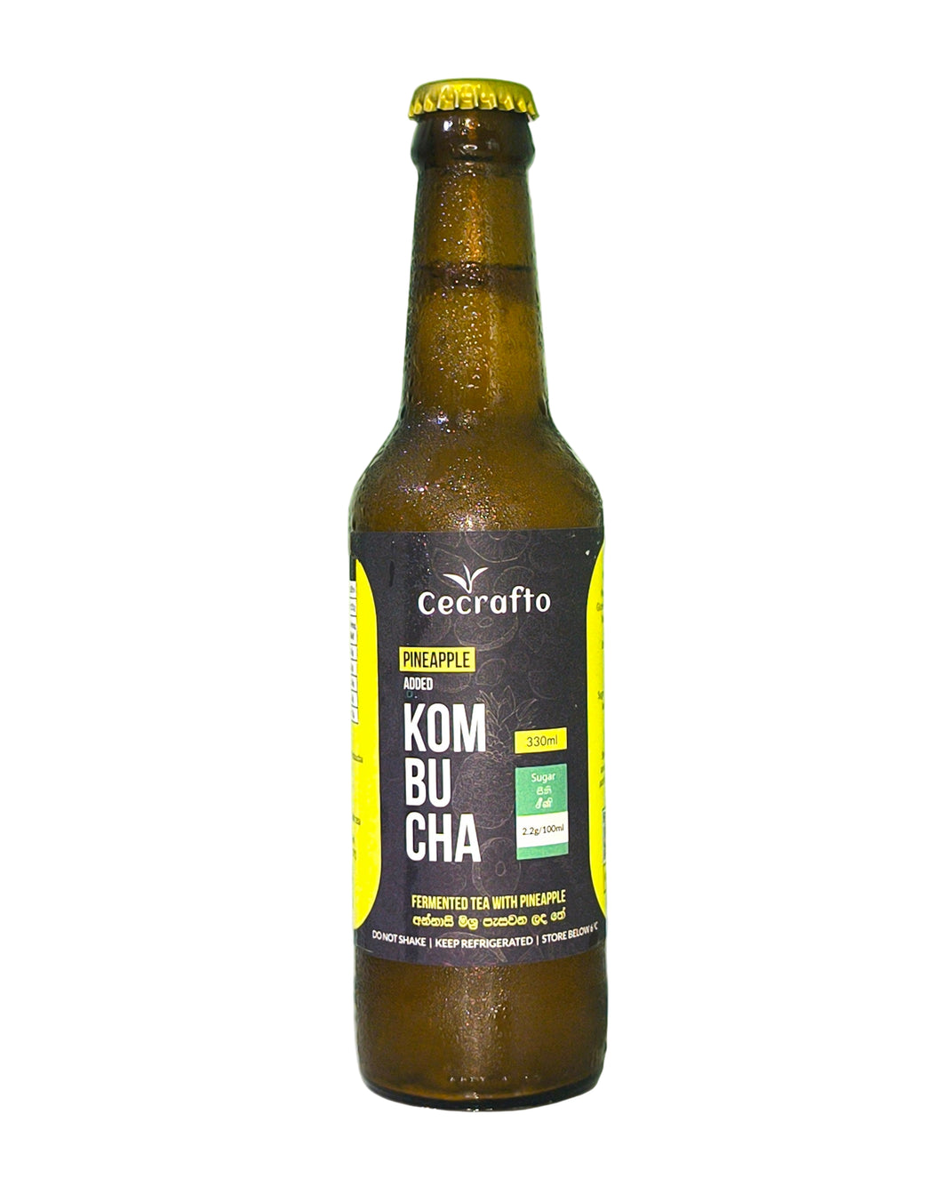 Pineapple Kombucha 330ml- Cecrafto