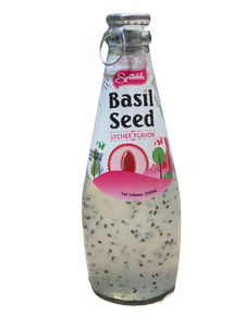 Lychee Flavored Basil Seed Drink 290ml- Sprinkle