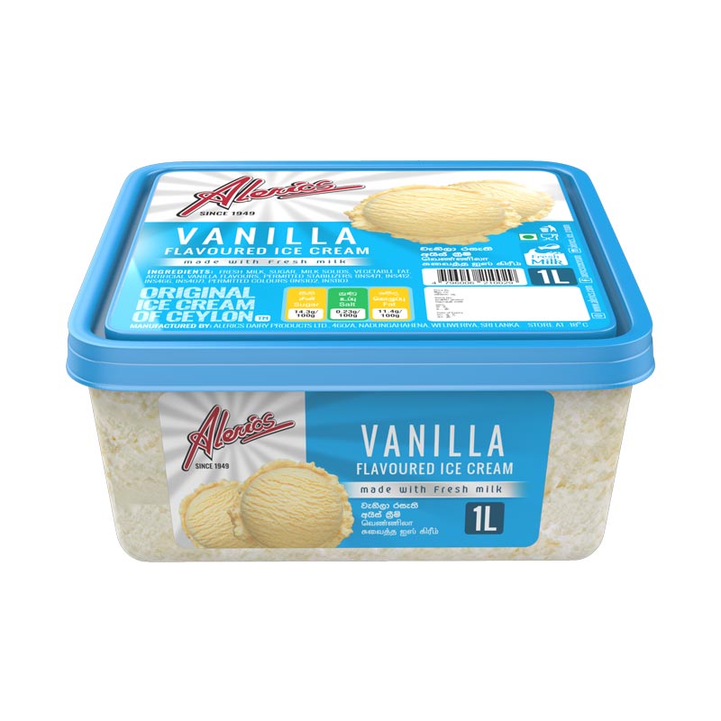 Vanilla Ice Cream 1L - Alerics