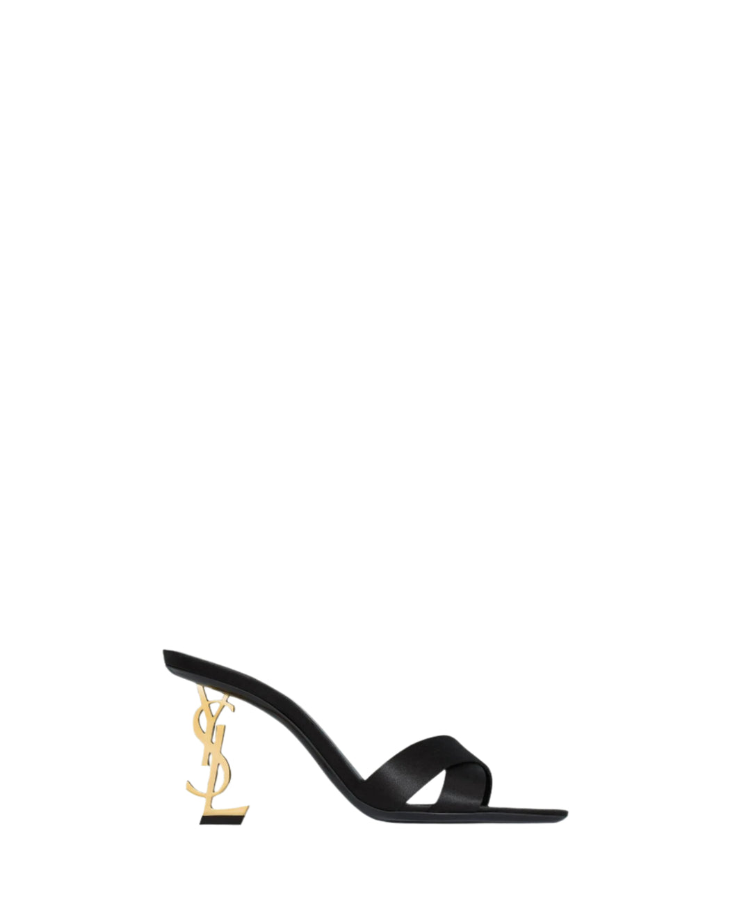 Opyum mules in satin crepe