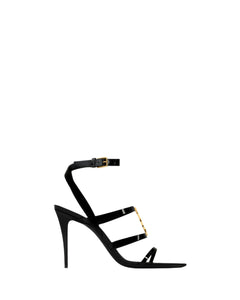 Cassandra patent leather sandals - YSL