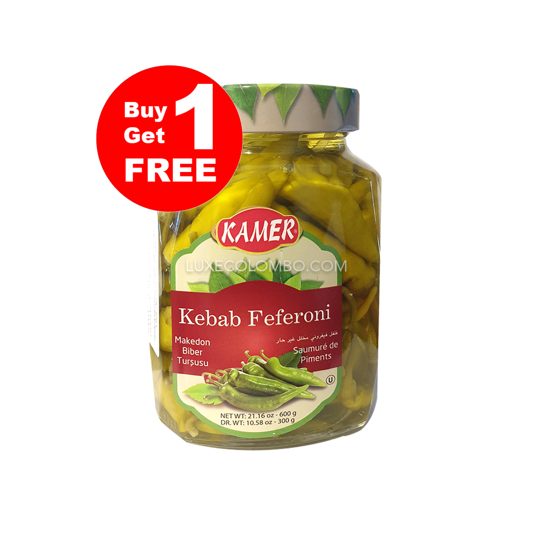 Pickled Macedonian Peppers 600g - Kamer | Buy one get one FREE
