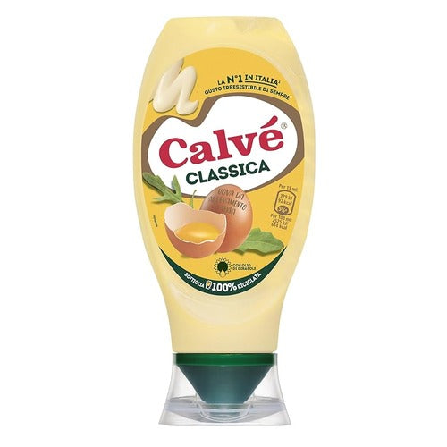 Classic Italian Mayonnaise Top Down 250ml - Calve