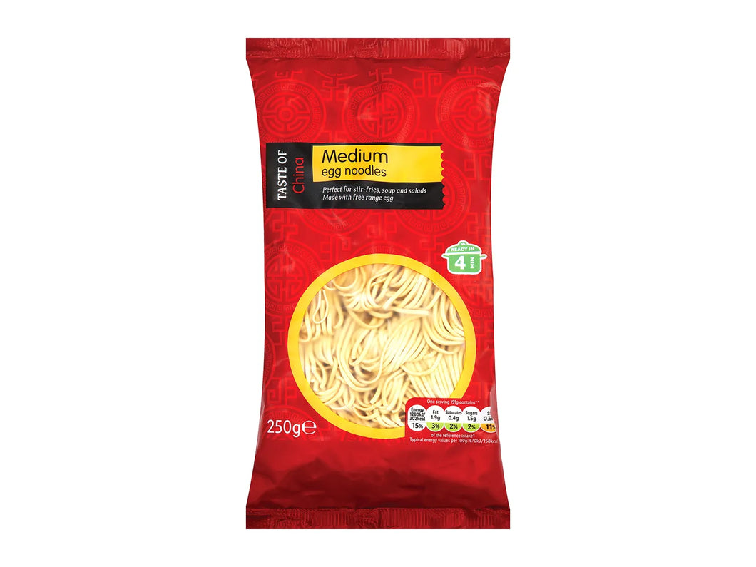 Medium Egg Noodles 250g - Taste of China