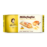 Cream filled puff pastry rolls 125g - Vicenzi