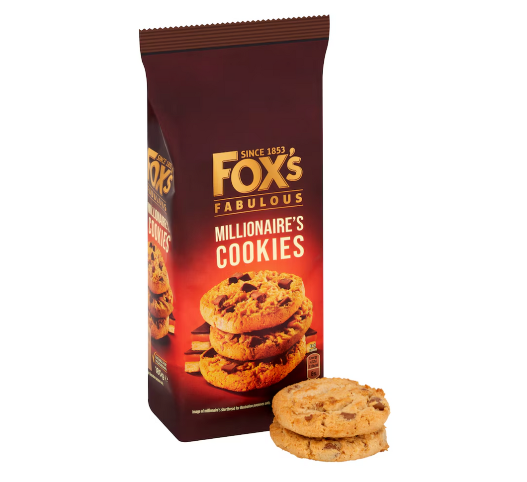 Millionaires Cookies 180g - Fox's