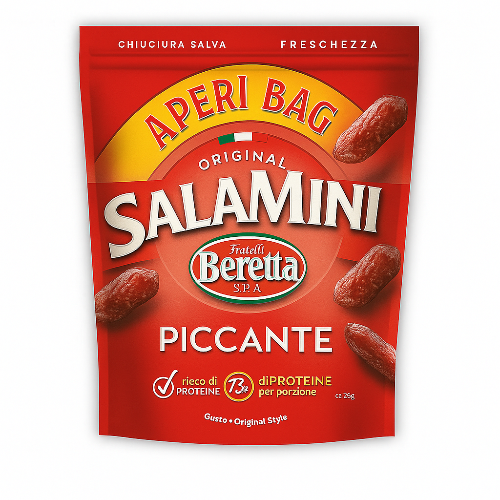 Mini Salami Spicy Bag 112g - Beretta