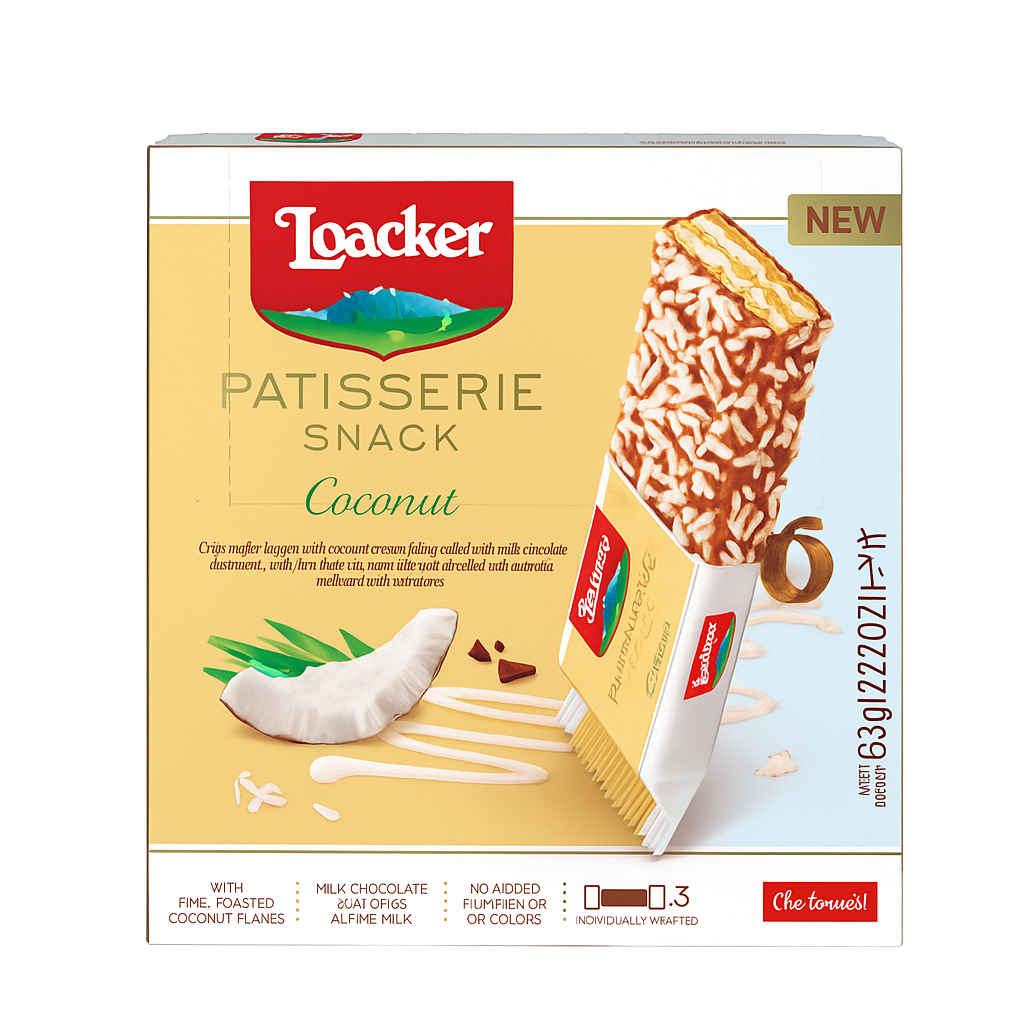 Noisette Cream bar x 3  63g - Loacker