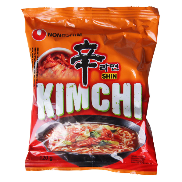 Shin Kimchi Ramen Noodles 120g- Nong Shim