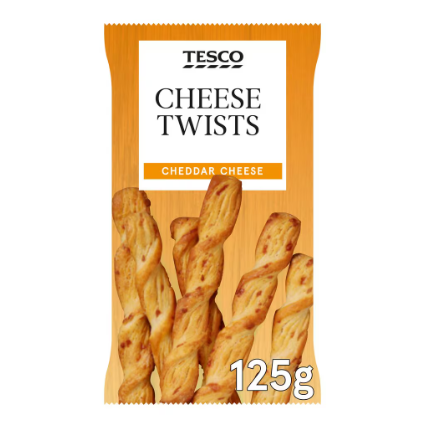 Cheese Twists 125g- Tesco