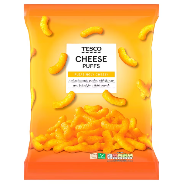 Cheese Puff Snacks 150g- Tesco