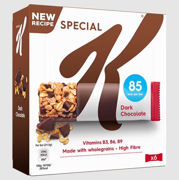 Special K Chocolate Cereal Bars 129g- Kellogg's