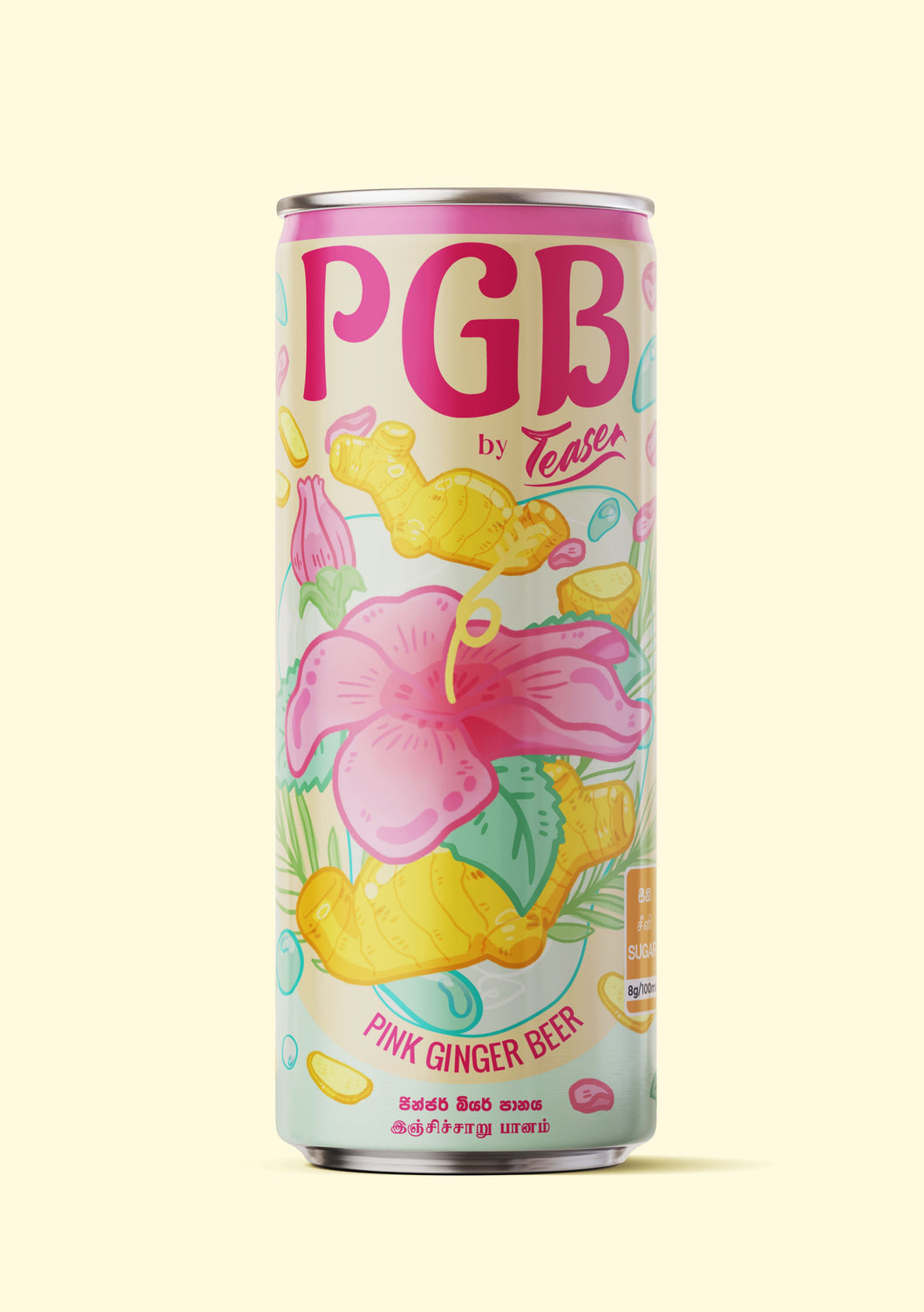 Pink Ginger Beer 250ml - Teaser