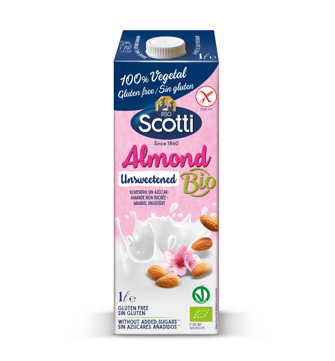 Almond Milk 1L Unsweetened- Scotti