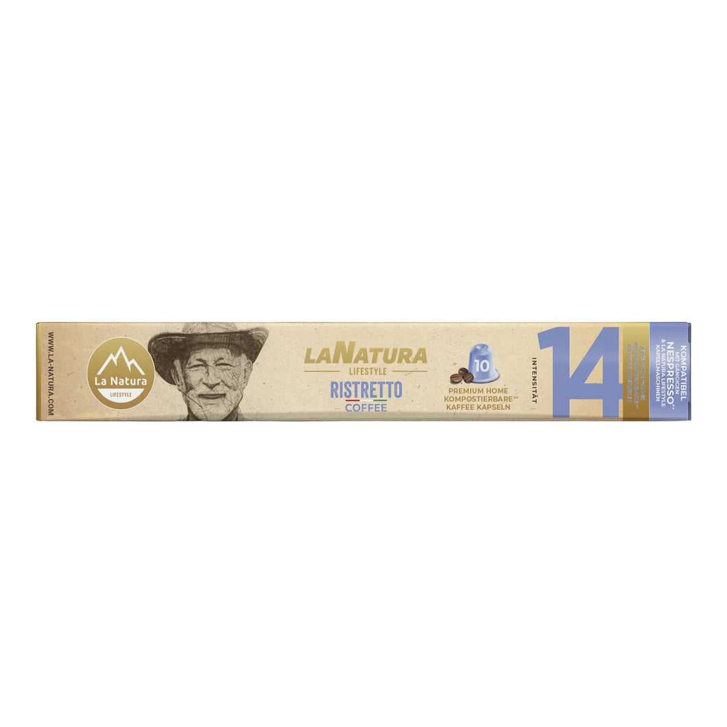 Ristretto Nespresso Compatible 10 capsules - La Natura