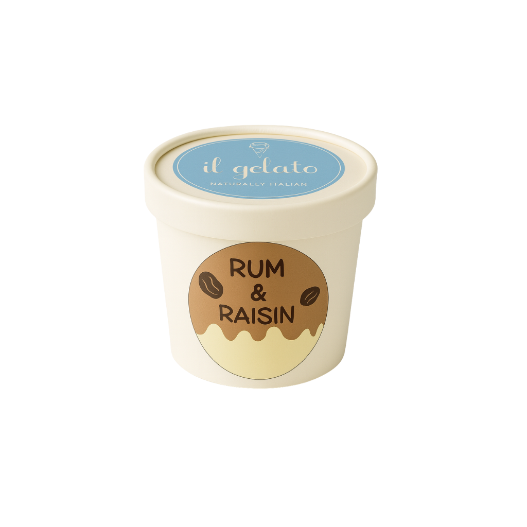 Rum & Raisin Gelato 100g - Il Gelato