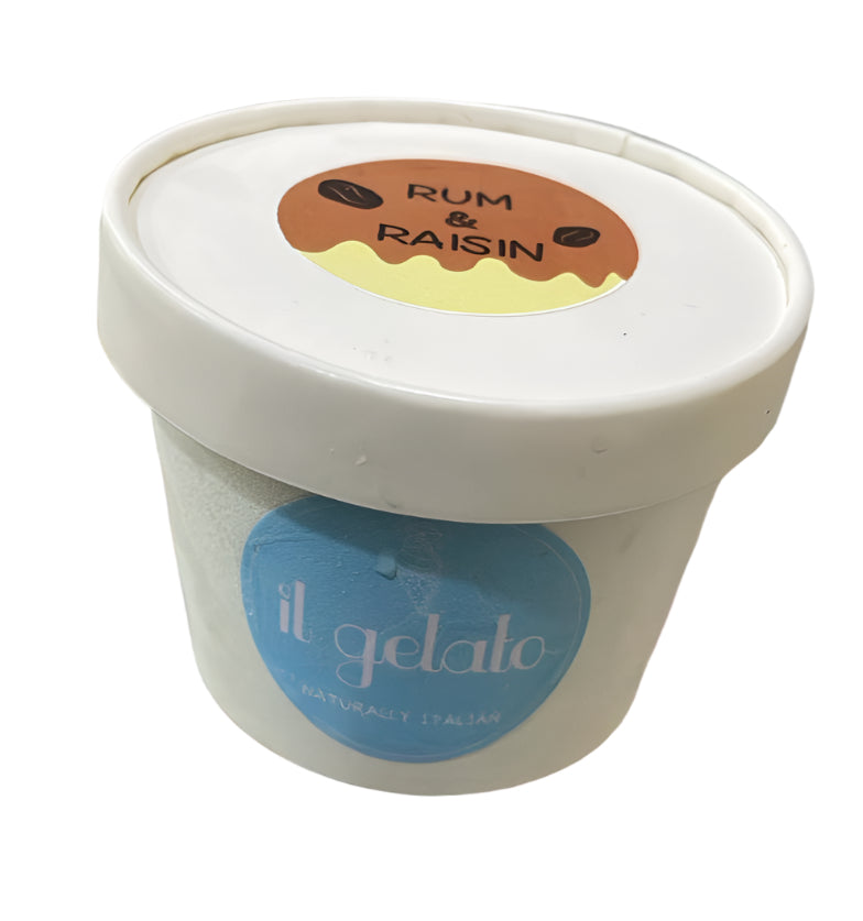 Rum & Raisin Gelato 100g - Il Gelato