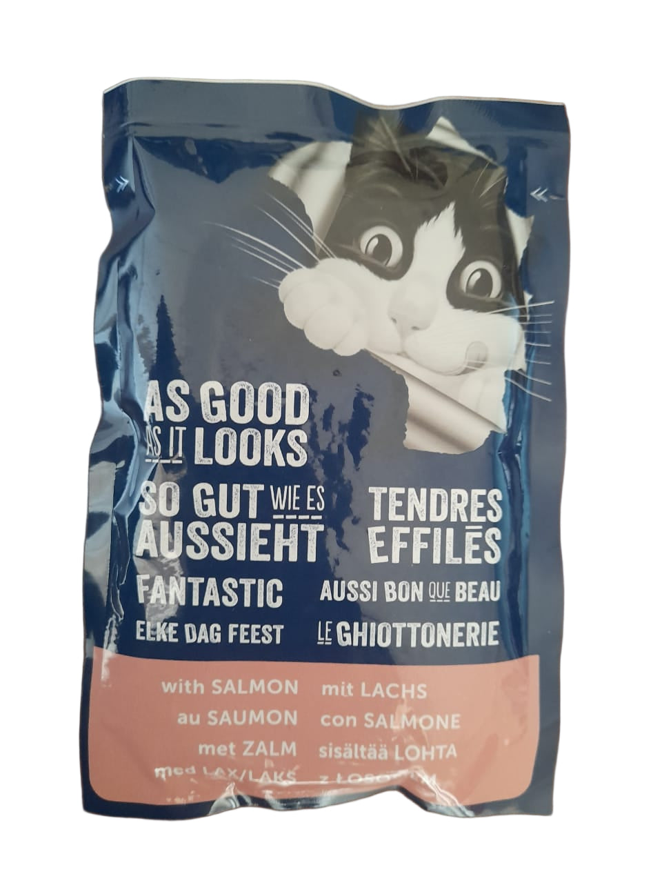 Cat food Le Preferite Salmon in jelly 85g - Felix Original