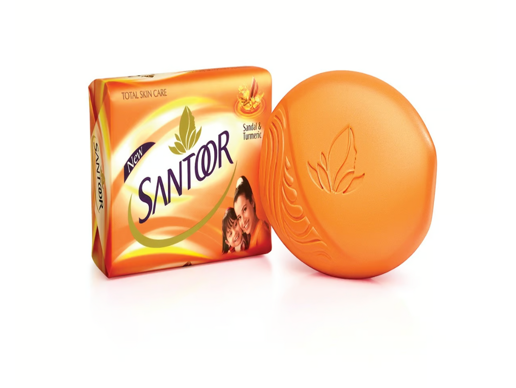Sandal Turmeric 125g Santoor Soap – Luxe Colombo