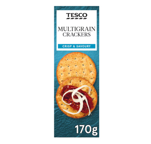 Multigrain Crackers 170g- Tesco