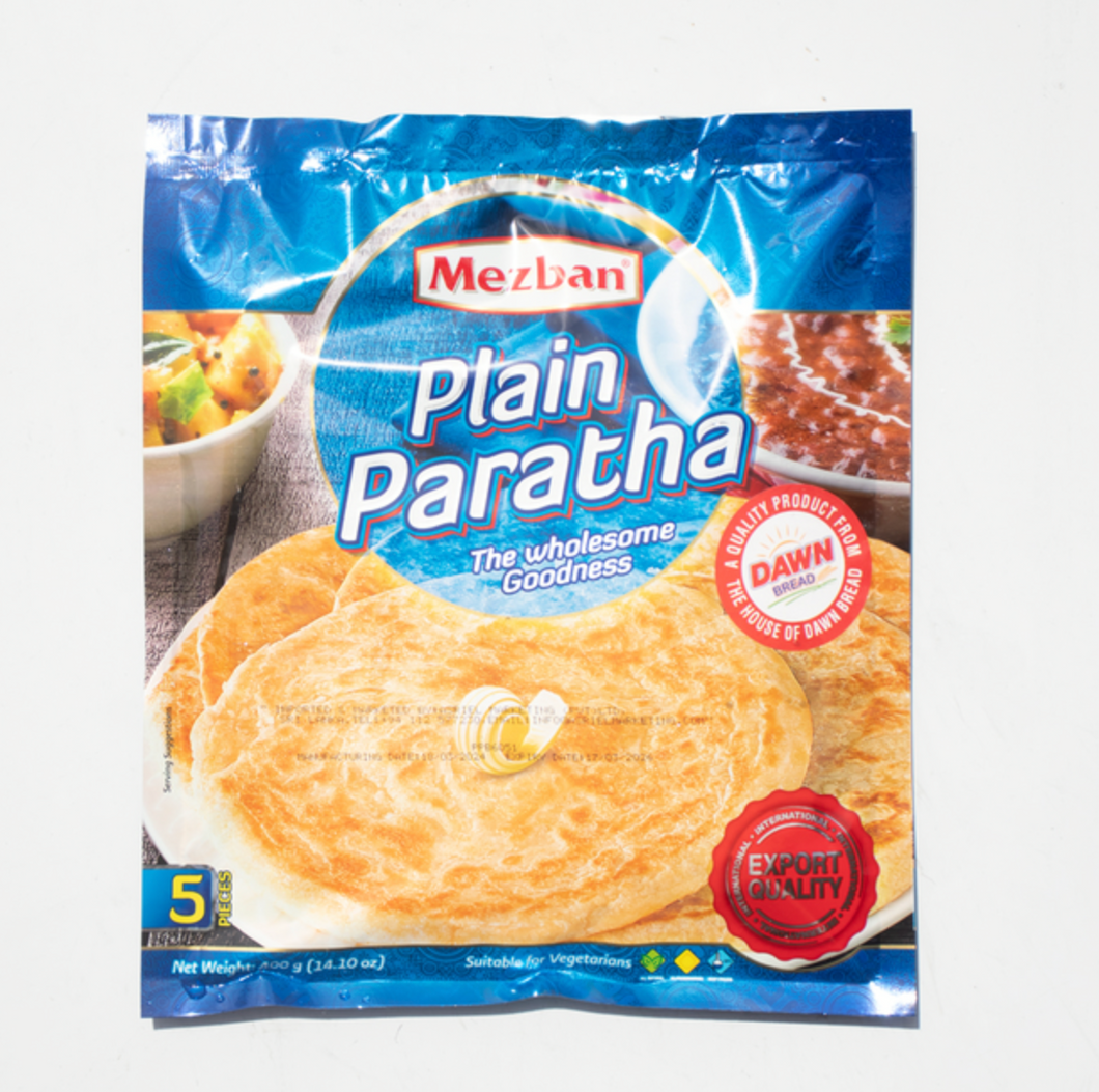Plain Paratha 5 Pcs 400g - Mezban
