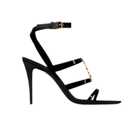 Cassandra patent leather sandals - YSL
