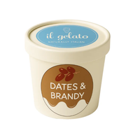 Dates & Brandy Gelato 100g - Il Gelato