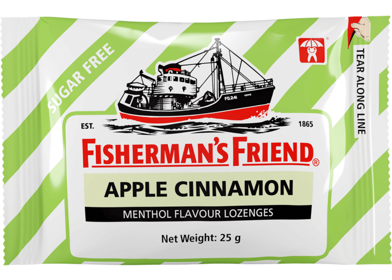 Sugar Free Apple & Cinnamon Lozenges 25g- Fisherman’s Friend
