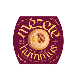 Gourmet Hummus with sundried tomatoes 215g - Mézete