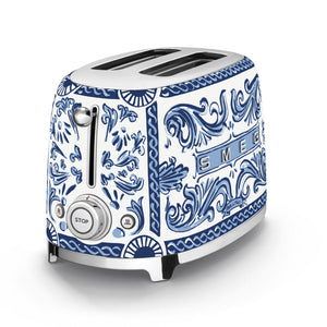 Mediterranean Blue Toaster 2 Slices - Smeg & Dolce&Gabbana