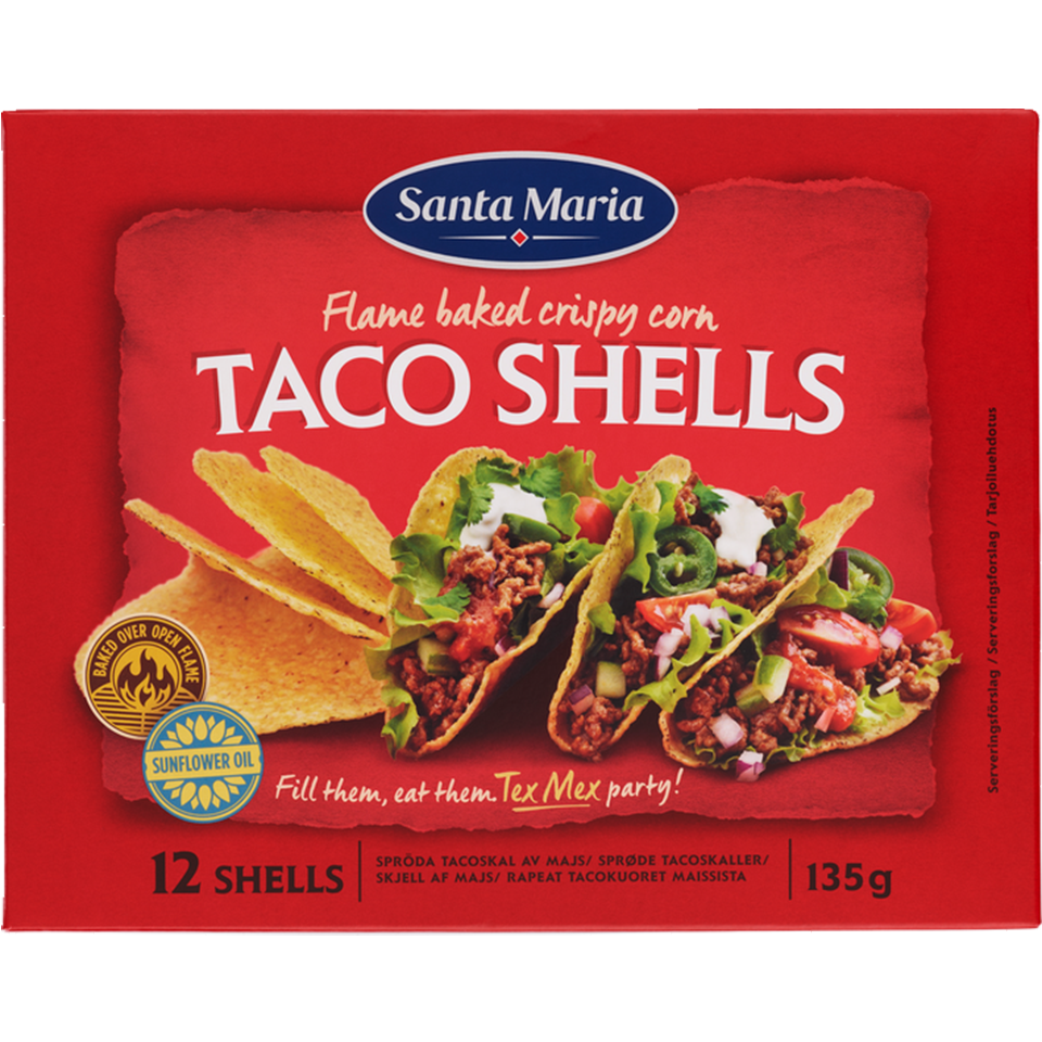 Taco Shells 135g - St Maria